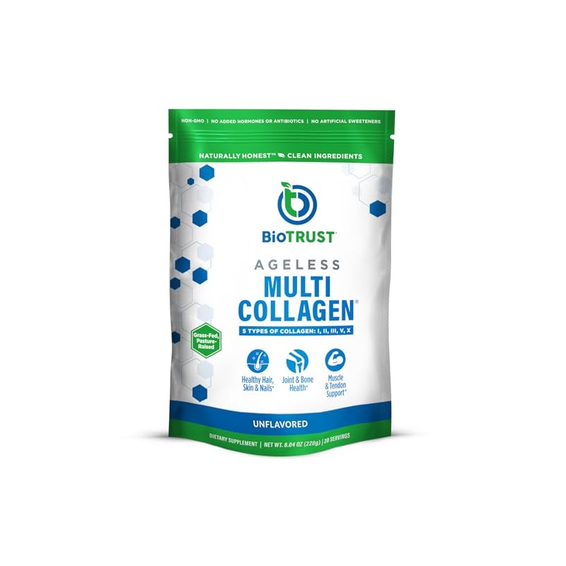 BioTrust Ageless Multi Collagen Protein | 5 en 1 Collagen