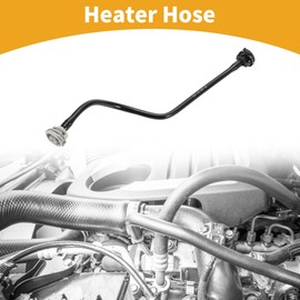 Partuto Heater Hose No.4G0121081AE Engine Coolant Reservoir Tank Hose for A6 A6 Quattro 2.0L 2012-2015 Plastic Black Good Sealing