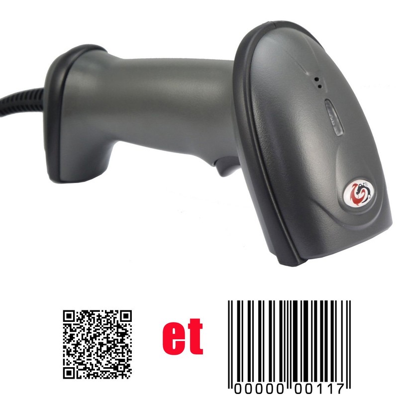 KALEA-INFORMATIQUE USB Scanner Handheld Leser für EAN Barcodes und 2D