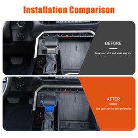 Daeiclru Gear Shifter Head Cover Compatible with Toyota Tacoma 2024+ Tundra Sequoia 2022-2025, Console Gear Shift Knob Head Protection Trim Automatic Gear Shift Knob Cover Accessories (Blue)