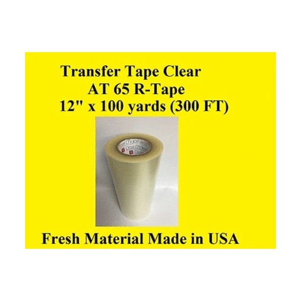 Rtape Transfer Tape Clear 1 Roll 12" x 300 ft