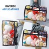 SGHUO Blanket Storage Bags 60L Extra Large Plastic Vinyl Clear