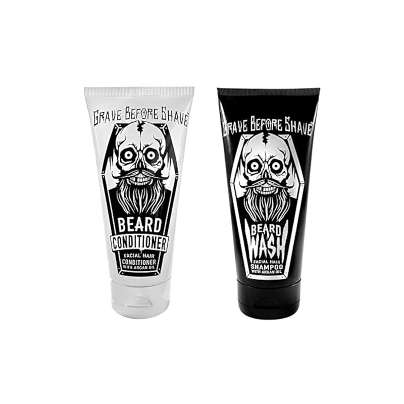 GRAVE BEFORE SHAVEâ"¢ Beard Wash & Conditioner Pack