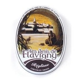 Les Anis de Flavigny Reglisse Licorice Drops, 50 g