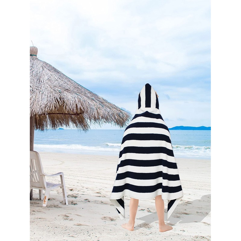 ORIGINAL KIDS Hooded Bath Towel Wrap - 100% Cotton Terry