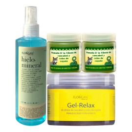 Hielo Mineral +gel Relax Kit Muscular +2 Pomada Vibora Coyot