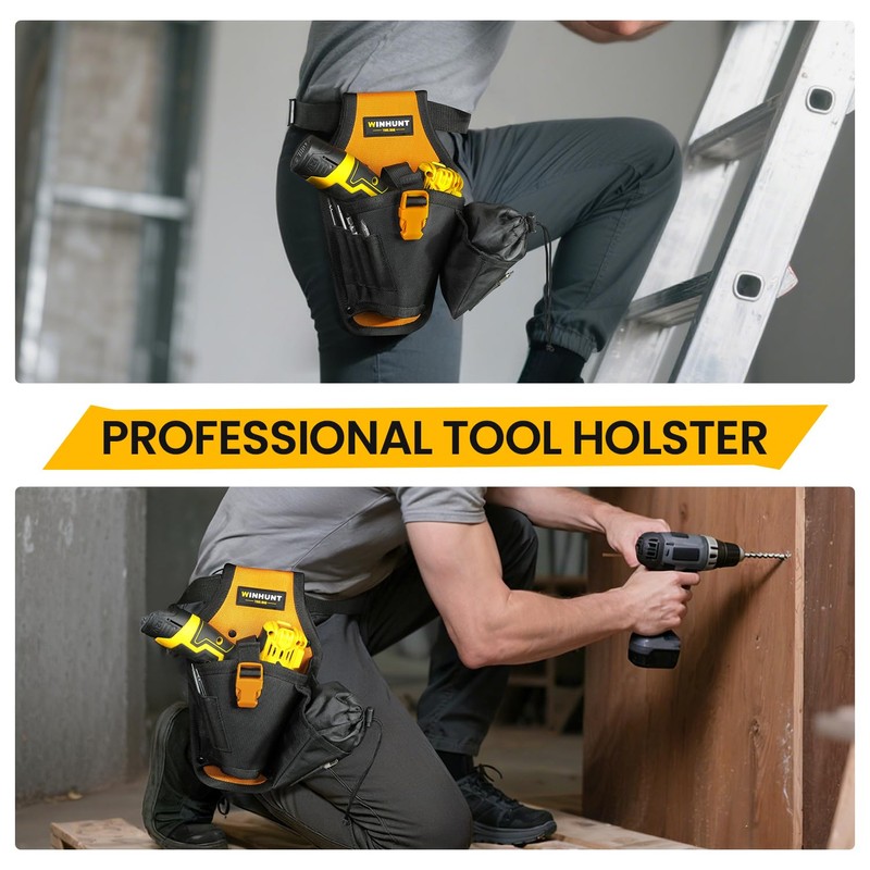 WINHUNT Tool Belt Drill Holster, 30 x 17 x 6