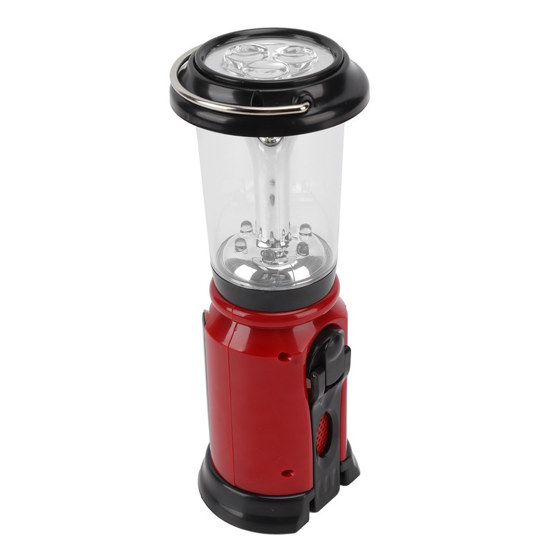 Radio Lantern Hand Crank USB Rechargeable Multi Functional AM FM
