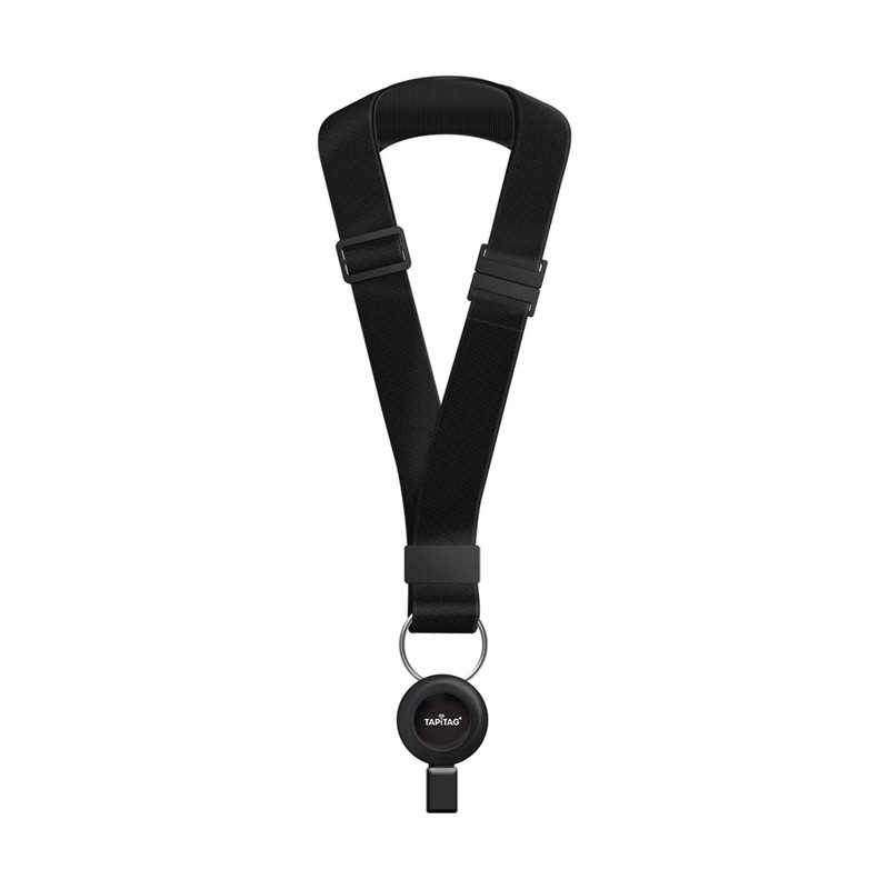 TAPiTAG Card Holder Lanyard (Black)