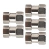 5PCS Plumbing Fittings Stainless Steel Female Thread Pipe Adapter Fittings