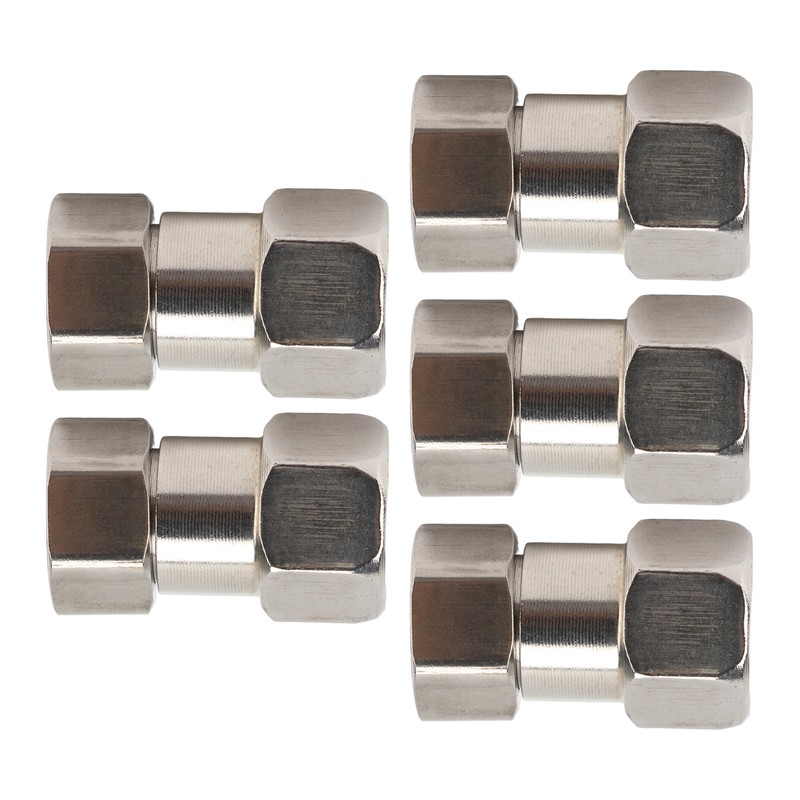 5PCS Plumbing Fittings Stainless Steel Female Thread Pipe Adapter Fittings