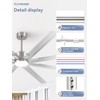 ZMISHIBO 36 Inch Ceiling Fan Downrod with Coupler, 1" Diameter