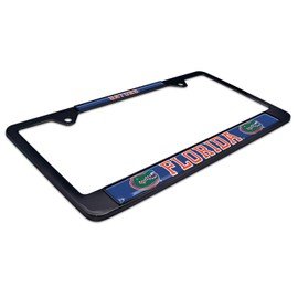 Black Metal License Plate Frame - Second Generation - Mascot Version (Florida)