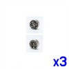 Set of 3 Rose-Shaped Aroma Oil Mask Patch Clip Accessories Rose Accessory