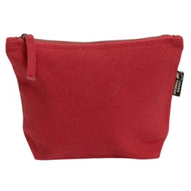 Terra Thread Makeup Bag Lok Pouch, Ruby Red