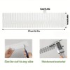 OrganiMax Adjustable Plastic Space Separation Tool Desk and Drawer Organizer