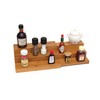 Lipper International 8807 Bamboo Wood Expandable 3-Tier Step Shelf Kitchen