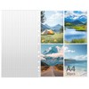QWORK® 30 Pack A4 Photo Album Refill Pages, Holds 240
