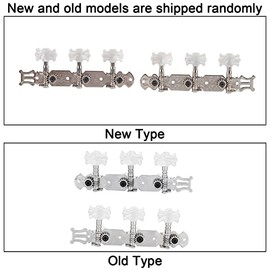 Classical Guitar String Tuning Peg Tuners Machine Heads Silver