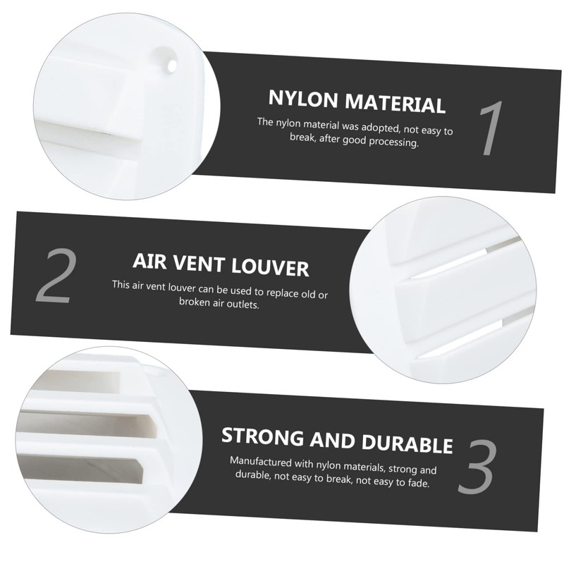 SUPVOX Exhaust Vent Cover for Rv Airflow Vent Louver Durable