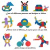 Flex Wooden Pattern Blocks, Wooden Animal Jigsaw Puzzle, Tangram Shape