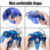 Tevodo N64 Controller, Upgraded Joystick Classic Wired Controller Compatible with