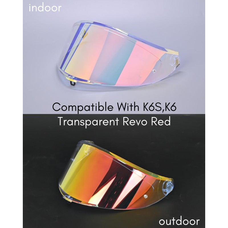 Logto Compatible With K6S Visor K6 Face Shield Replacement Tinted