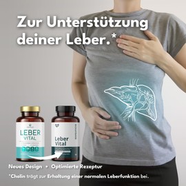SOLVISAN LEBER VITAL* 4-fold complex with choline for your liver, milk thistle (80% silymarin), artichokes and dandelion - 120 capsules for 4 months