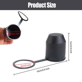 Set of 4 Towing Hitch Protective Caps
