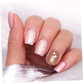 TOVINANNA Pearl Nail Charms for DIY Nail Art Easy to Apply Manicure Accessories for Beginners Professionals Create Unique Designs