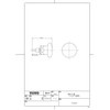 TOTO TH329 Push Button for Urinal Flush Valve (T60PQ Type)