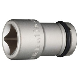 TONE Impact Inner Socket 4A-17BA Insertion Angle 0.5 inch (12.7 mm) (1/2 mm), Double Side Width 0.7 inches (17 mm)