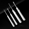 Leather Craft Set of 4 Leather Tools, V-shaped, U-Shaped, Beveling,