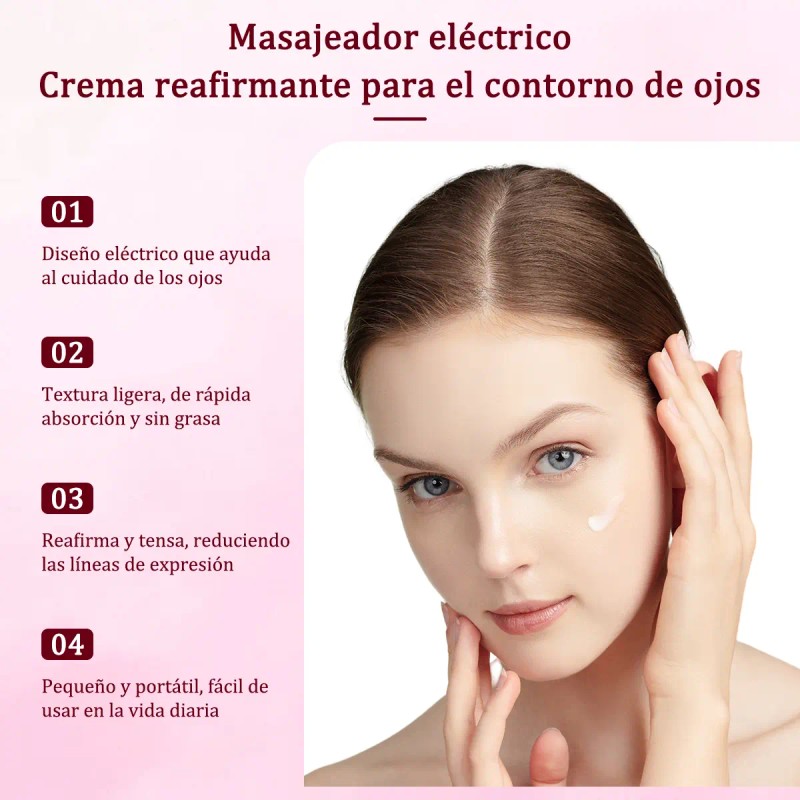 Crema Ojos Masaje Eléctrico Para Ojeras/líneas,uouou