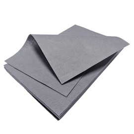 Jtnohx Grey Felt Sheets, Color Felt Fabric for Crafts, 12 Pcs 1mm Thick 20x30cm Soft Fabric Square for Handicraft DIY and Sewing Projects