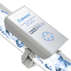 Electronic Water Descaler, Briidea Whole House Descaler with High Efficiency in Dissolving Scale for 5000-10000 sq ft Homes, 2” Pipes, Water Softener Alternative, No Chemicals, Salt or Filters