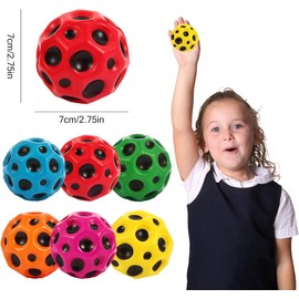 Aruytps 3PCS Mini Super High Bouncing Balls ToysRubber Space Toy for Kids [MA]