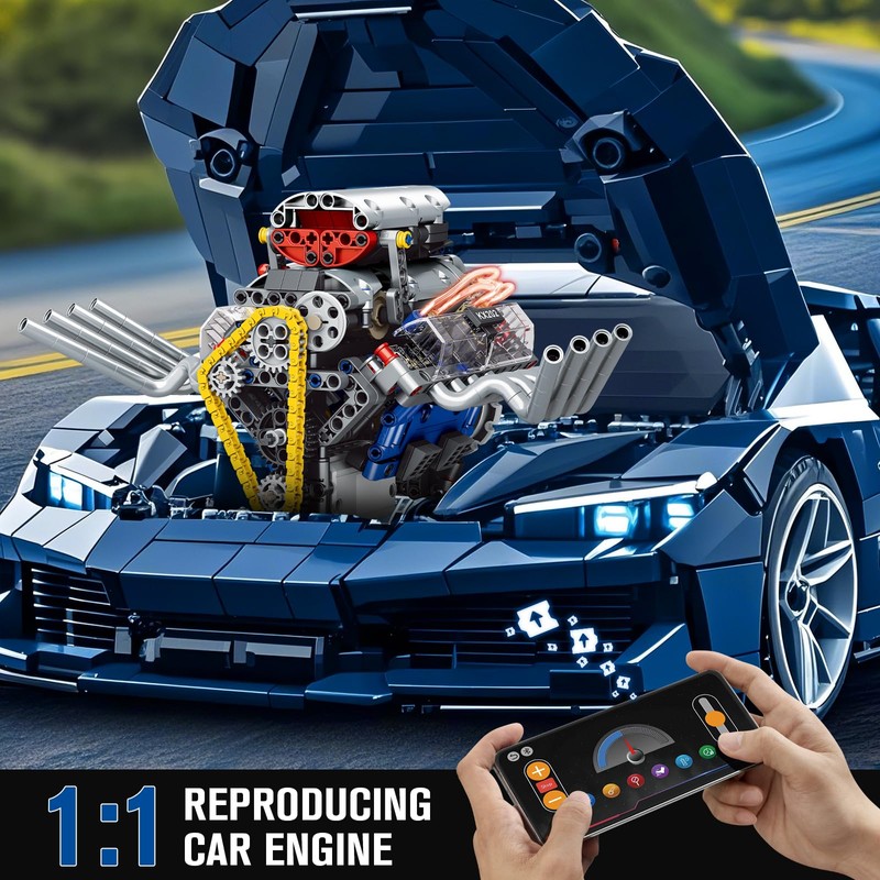 HIGH GODO V8 Engine Kits That Runs, DIY Car Engine