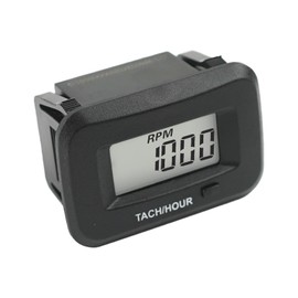 Runleader DC5V to 65V Digital Hours Tachometer, Waterproof Design for Garden Tractor, Generator, ATV, Marine, Snowmobile etc.