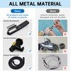 G-Promise All Metal Handheld Shower Set with 3-Function Showerwand, included
