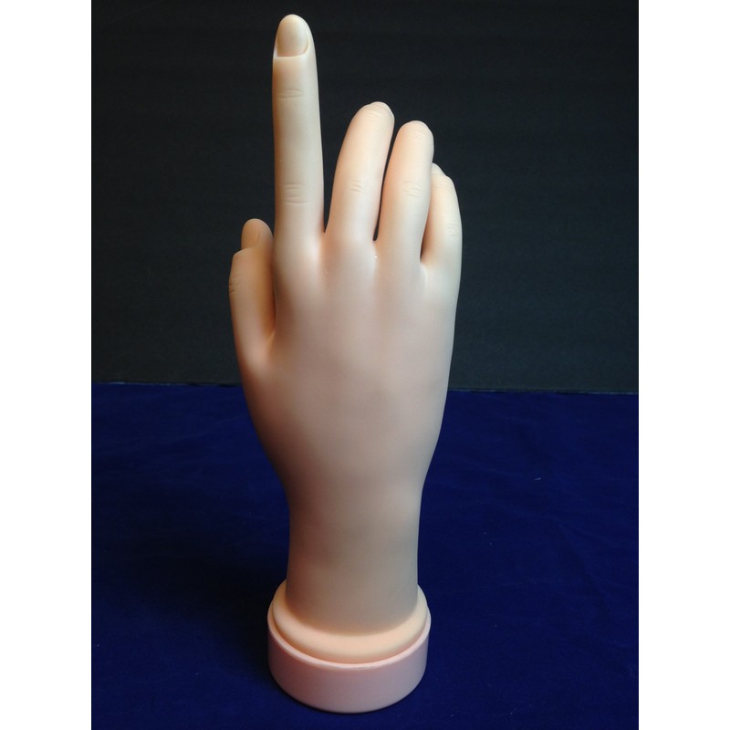 Beauticom® Practice Flexible Manicure Mannequin Hand Display with Soft Hand
