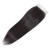 4X4 Closure Human Hair Unprocessed Natural Black Straight Human Hair