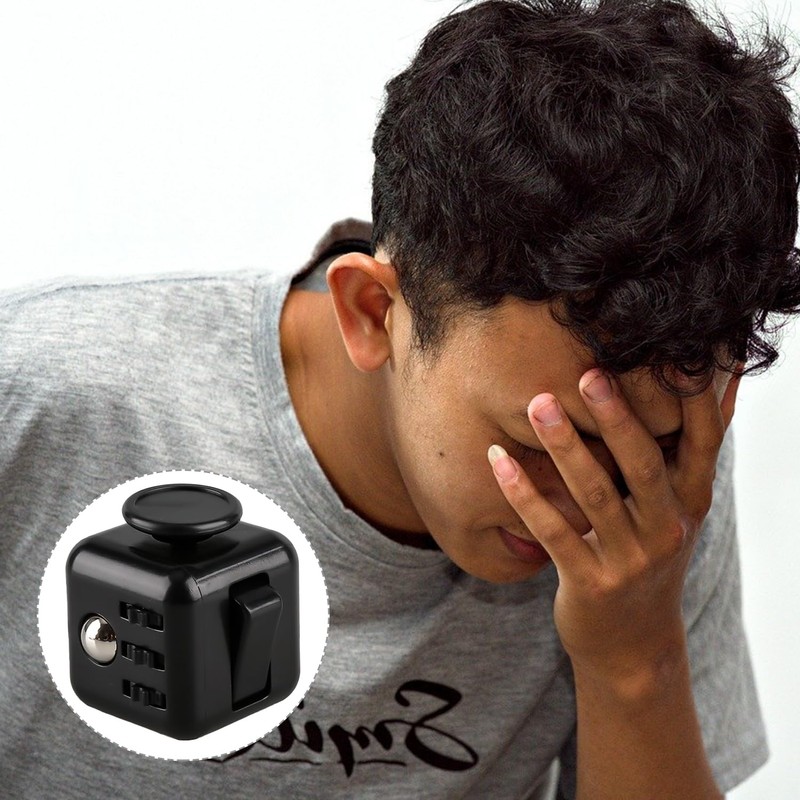 Thyonta Cube Toys Black Stress Relief Cube Infinity Cube Stress