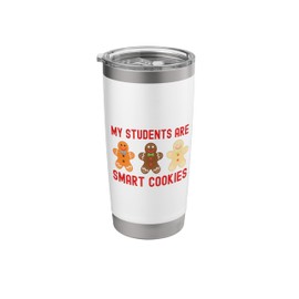 Teacher Holiday Party - My Students Are Smart Cookies - Xmas Stainless Steel Insulated Tumbler