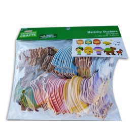 Christmas Nativity Foam Sticker Set - 120 Pieces
