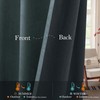 StangH Velvet Blackout Curtains for Boys Bedroom, Soft Modern Energy