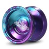 2pcs Aluminum Alloy Yoyo Ball Competitive Yoyoball with Bearing Strings