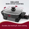 Elite Gourmet EG808 8” x 8" Non-stick Electric Skillet, Dishwasher