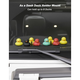 JOYTUTUS Dashboard Duck Holder Mount Compatible with 2018-2023 Wrangler JL 2020-2023 Gladiator JT, Duck Plug Landing Pad for Wrangler Dash Board