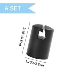 13 Pcs Trampoline Pole Caps Enclosures Smooth Trampoline Pole Caps G Shaped Trampoline Pillar Rod End Caps for Flat Steel Sheet Top Ring System